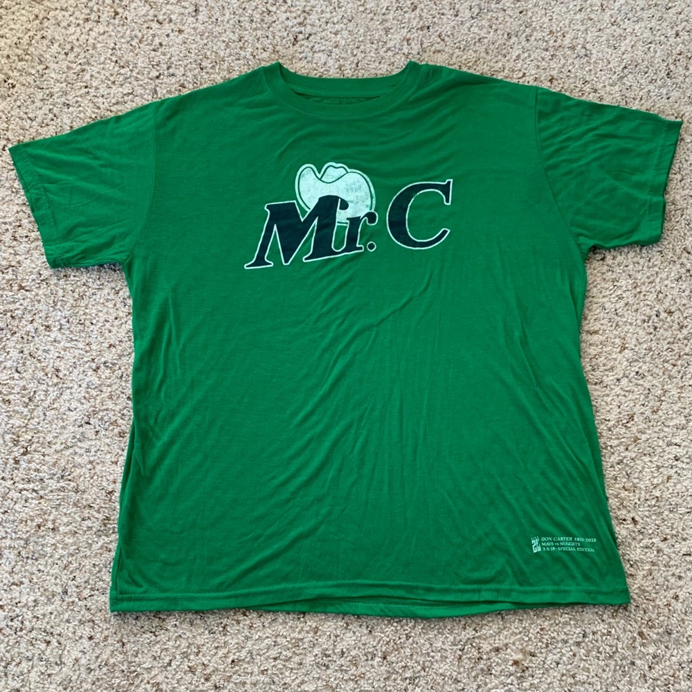 DALLAS MAVERICKS MEN’S XL 2018 COMMEMORATIVE T-SHIRT